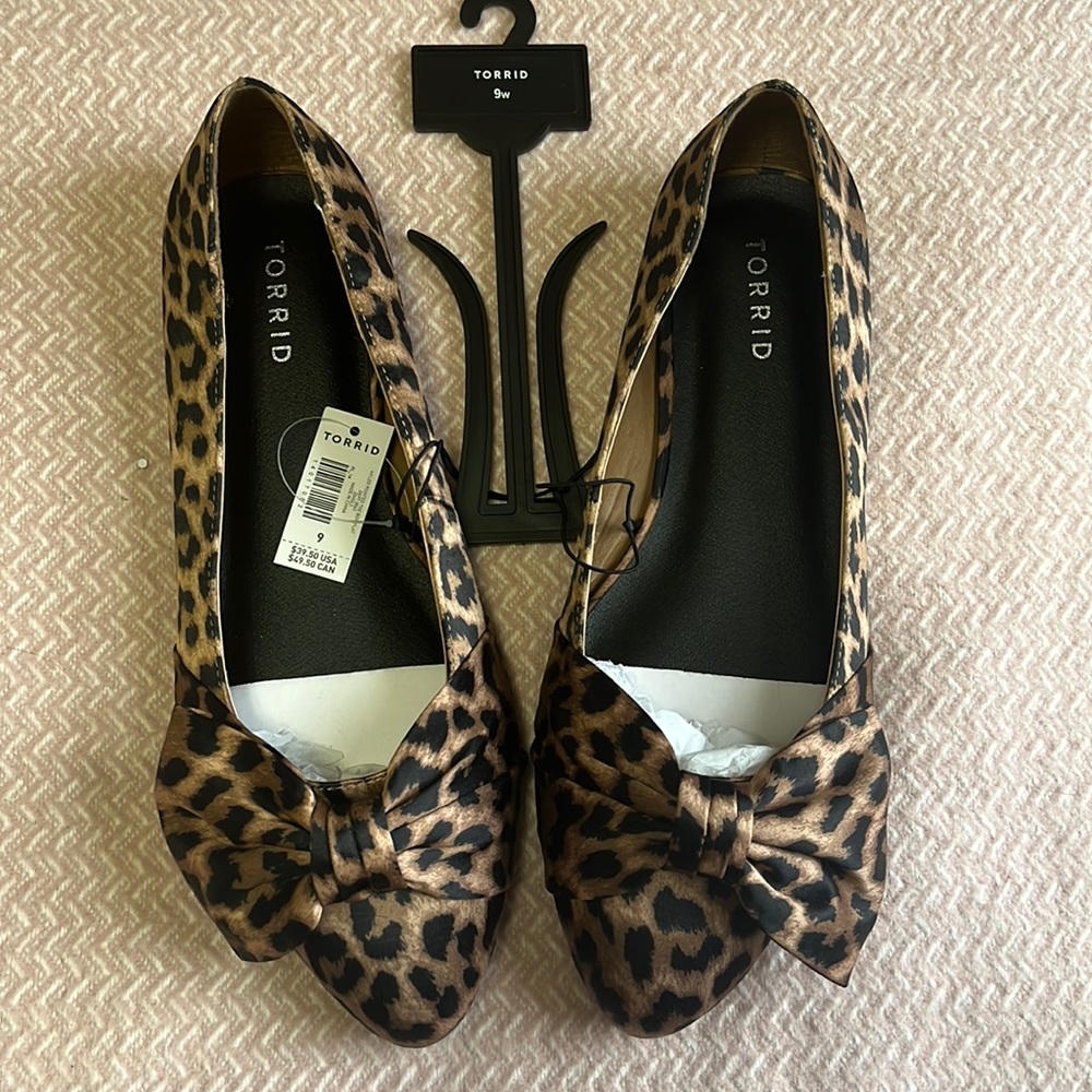 Brand NEW with tags Torrid ballet flats size 9W